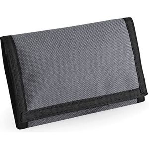 BagBase Ripper Polyester Portemonne - Unisex Kinderen Munt Houder mini portemone - Grafiet grijs