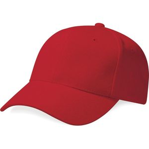 Beechfield Pro-Style Heavy Brushed Cotton Cap Rood