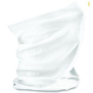 SportSjaal / Stola / Nekwarmer Unisex One Size Beechfield White 100% Polyester