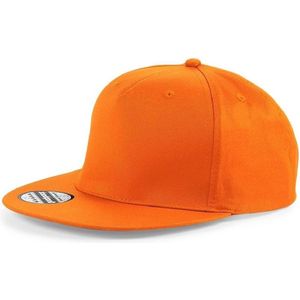 Senvi Snapback Rapper Cap Oranje - One size fits all