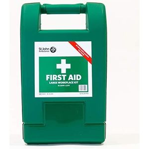 St John Ambulance Large Alpha Workplace First Aid Kit B8599-1: 2019, Groen