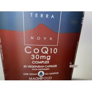 Terranova - CoQ10 30mg Complex - Supplement - Natuurlijk - Veganistisch