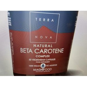 Terranova Beta carotene complex  50 Vegetarische capsules |