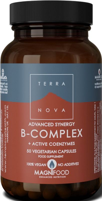 Terranova - Advanced Synergy B-Complex - 50 Vegan Capsules