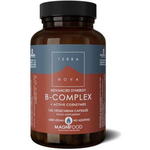 Terranova - Advanced Synergy B-Complex - Vitamine - Natuurlijke Vorm - 60 Capsules
