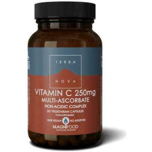 Terranova - Vitamine C 250 mg Complex - 50 Capsules - Plantaardig