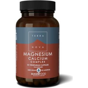 Terranova - Magnesium Calcium 2:1 Complex - Vegetarische Capsules - 500mg Magnesium - 250mg Calcium