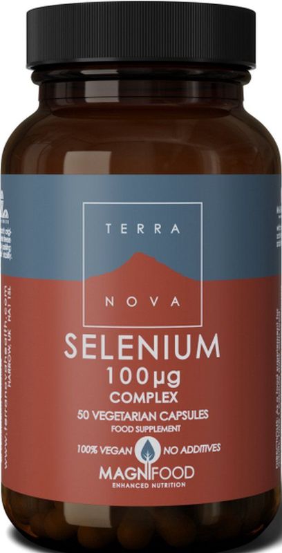 Terranova - Selenium 100mcg Complex - Voedingssupplement - Antioxidant - 60 Capsules