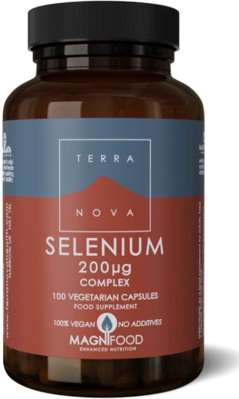 Terranova - Selenium 200mcg Complex - Antioxidant - Plantenafgeleid - Synergetisch