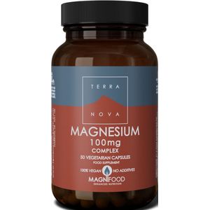 Terranova Magnesium bisglycinaat 100mg  50 Vegetarische capsules