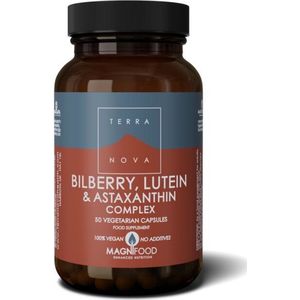 Terranova Bilberry lutein & astaxanthin complex  50 Vegetarische capsules