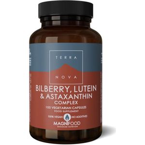 Terranova Bilberry lutein & astasanthin complex 100 Vegan Capsules
