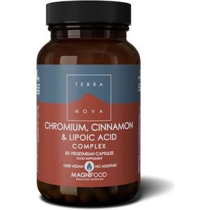 Terranova Chromium, cinnamon & lipoic acid complex 100 vcaps