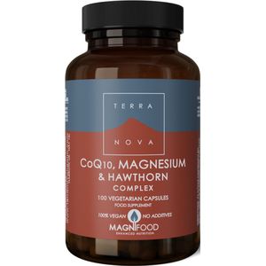 Terranova CoQ10, magnesium & hawthorn complex  100 Vegetarische capsules