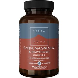 Terranova - CoQ10 Magnesium & Hawthorn Complex - Plantaardige Capsules - 60 Stuks