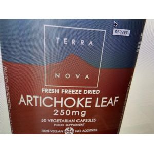 Terranova - Artichoke Leaf - Voedingssupplement - 250mg - Plantaardige Capsules