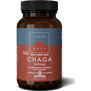 Terranova - Chaga - 500mg - Biologisch - Plantaardige Capsules