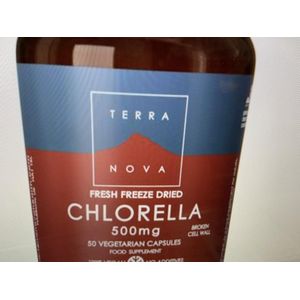 Terranova - Chlorella - 500mg - Voedingssupplement - Groen - 100% Natuurlijke Ingrediënten