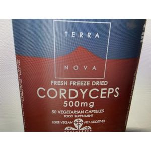 Terranova - Cordyceps - 500mg - 50 Capsules - Biologisch