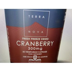 Terranova Cranberry 300 mg Inhoud:50 vcaps