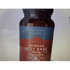 Terranova - Holy Basil - Kruidenpreparaat - 400 mg - Gevriesdroogd