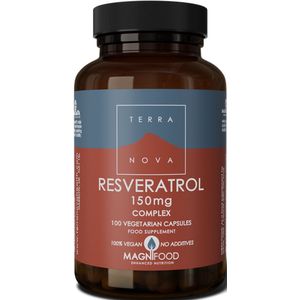 Terranova - Resveratrol Complex - Antioxidant - 150 mg - Met BioPerine
