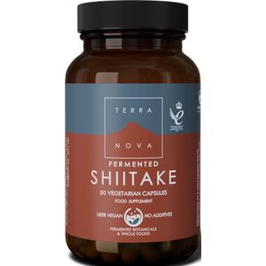 Terranova - Fermented Shiitake - Voedingssupplement - 50 Capsules