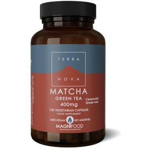 Terranova Matcha green tea 400 mg  100 Vegetarische capsules