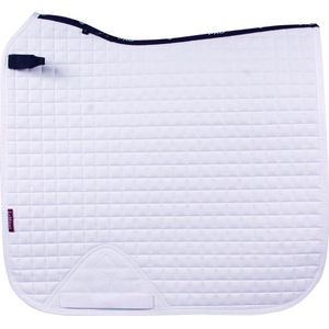 LeMieux Zadeldek Cotton Dressage Plain Square - Wit - Full