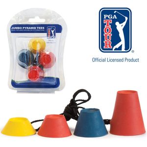 PGA TOUR 4 stuks wintertees, rood/geel/blauw PGAT95