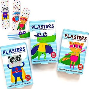 Superhero Pleisters(x32) blauw