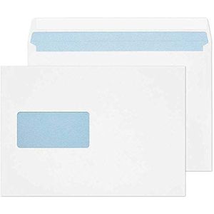 Blake Purely Everyday C5 162 x 229 mm 100 g/m² Portemonnee Peel & Seal Window Enveloppen (23708) Wit - Pack van 500
