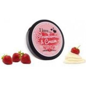 I Love - Body Butter - Strawberries & Cream - 200 ml