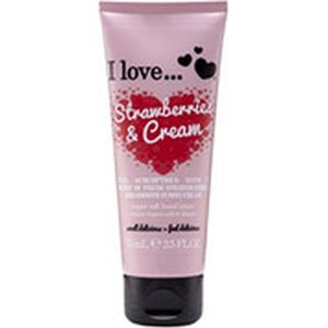 I Love Cosmetics - Hand Lotion - Aardbeien & Room - 75 ml