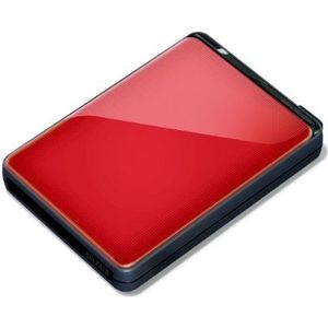 Buffalo MiniStation Plus HD-PNT500U3R-EU 500 GB externe harde schijf (6,4 cm (2,5 inch), 7200 rpm, 8 MB cache, SATA, USB 3.0) rood