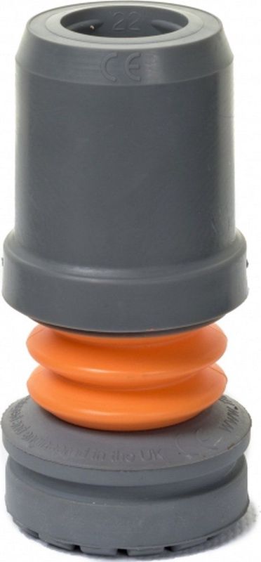 Flexyfoot stokdop - 22 mm grijs