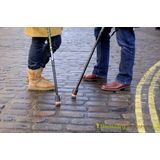 Flexyfoot stokdop - 16 cm zwart