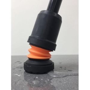 Flexyfoot stokdop - 16 cm zwart