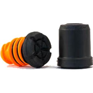 Flexyfoot stokdop  - 25 mm zwart