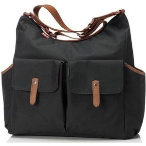 Babymel Luiertas Frankie 34x37x16cm - Zwart