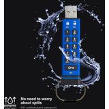 iStorage datAshur PRO 8 GB - Verschlüsselter USB-Speicherstick - Zertifiziert nach FIPS 140-2 Level 3 - Passwortgeschützt - Staub-/wasserbeständig