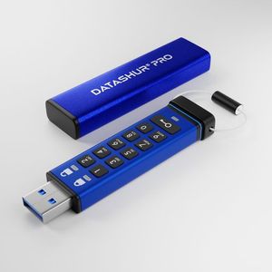 iStorage datAshur Pro USB flash drive USB Type-A 3.2 Gen 1 (3.1 Gen 1) Blauw