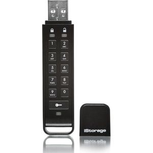 iStorage datAshur Personal 2 - USB Stick - 8 GB - Cijfercode - Zwart