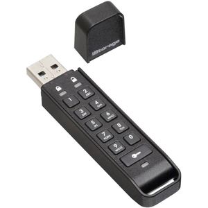 iStorage datAshur® Personal2 USB-stick 16 GB Zwart IS-FL-DAP3-B-16 USB 3.2 Gen 1 (USB 3.0)