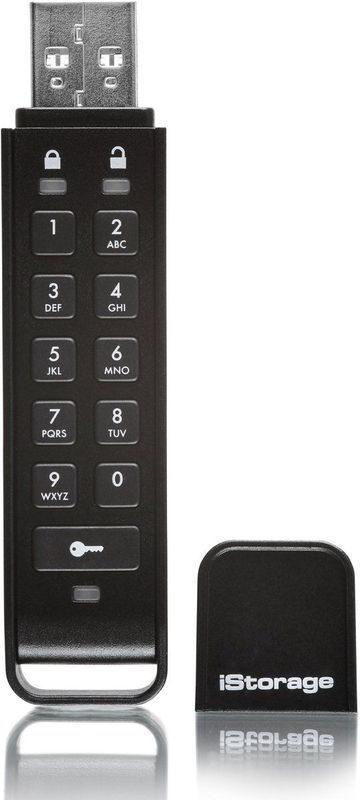 IStorage DatAshur® Personal2 IS-FL-DAP3-B-32 USB-stick 32 GB USB 3.2 Gen 1 (USB 3.0) Zwart