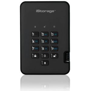 iStorage diskAshur2 SSD - Externe Harde Schijf - 128GB - Zwart