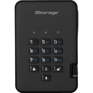 iStorage diskAshur2 SSD 512GB Secure Portable Solid State Drive Password protected Dust/Water Resistant Hardware encryption