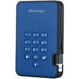 iStorage diskAshur 2 externe harde schijf 500 GB 5400 RPM USB Type-A 3.2 Gen 1 (3.1 Gen 1) Blauw