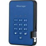 iStorage diskAshur 2 externe harde schijf 1 TB 5400 RPM USB Type-A 3.2 Gen 1 (3.1 Gen 1) Blauw