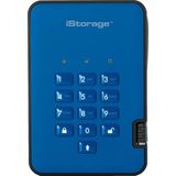iStorage diskAshur 2 externe harde schijf 1 TB 5400 RPM USB Type-A 3.2 Gen 1 (3.1 Gen 1) Blauw